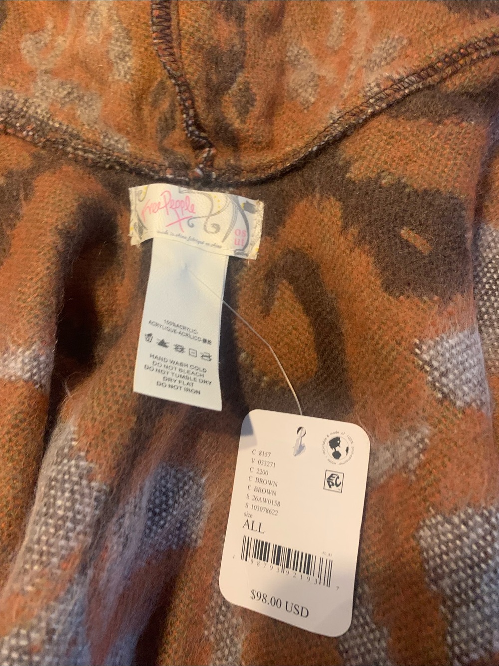 Free People Rown Printed Hooded Duster - Picture 5 of 7
